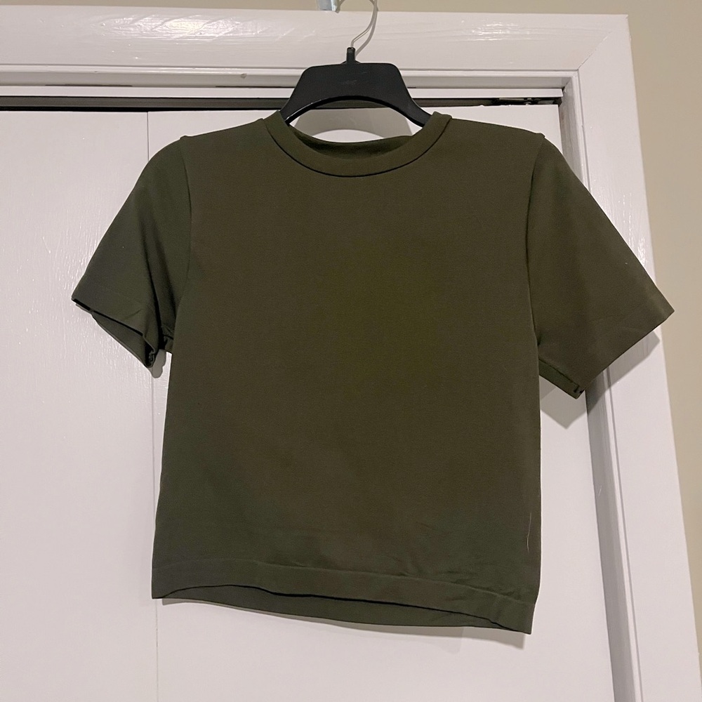 Green Form Fitting Top